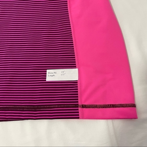 ❤️ Lululemon Energy Tank in Hyper Stripe Raspberry A3 - Picture 7 of 9